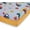 Construction/Gold, variant on Everyday Kids Fitted Crib Sheet - Aqua
