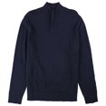 thumbnail image 1 of Alfani Mens Long Sleeve Knit Sweater, Blue, Large, 1 of 1