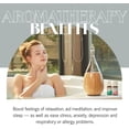 thumbnail image 3 of Raindrop 2.0 Essential Oil Diffuser for Aromatherapy by Organic Aromas Light-Colored Wood and Glass Nebulizing Diffuser with Touch Sensor Light Switch, 3 of 6