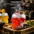 thumbnail image 2 of Vasos de alcohol, vasos de whisky con diseño de calavera para vodka, licor, 3 x 80 ml ER, 2 of 4
