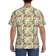 thumbnail image 3 of Bixox Men's Mushrooms Gnomes Printed Short Sleeve Skinny Athletic T-Shirt, 3 of 6