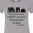 thumbnail image 4 of Inktastic Jane Austen Book Quote Women's T-Shirt, 4 of 5