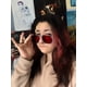 thumbnail image 3 of Gafas de sol AIEYEZO Tony Stark vintage con montura metálica cuadrada, 3 of 7