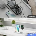 thumbnail image 2 of Wireless Charger Station, 15W Wireless Charging Stand for iPhone 16 15 14 13 12 11 Pro Max Plus XS XR SE X 8,Charger Stand for Apple Watch Series & Air pods 4 3 2 Pro, 3 in 1 Fast Charger White, 2 of 8