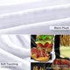 thumbnail image 5 of Manta para sofá de 50 x 60 pulgadas, suave y acogedora manta de franela polar con diseño de hamburguesas de comida rápida, personalizada, ligera, cálida y difusa, para cama, sofá y silla, 5 of 7