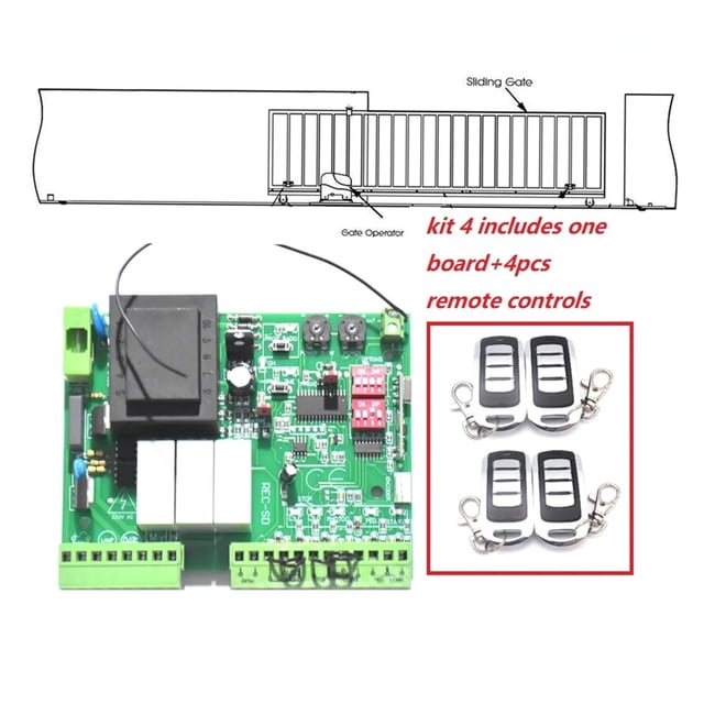 Nc Gate Opener Garage Door Ac220v Motor Expensive Circuit Board Unit Circuit Board Circuit Board Electronic Replacement Card Soft Start ,Easy to Install