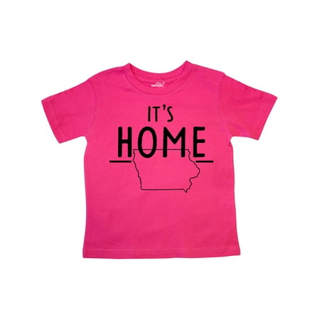 

Inktastic It s Home- State of Iowa Outline Gift Toddler Boy or Toddler Girl T-Shirt