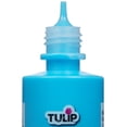 thumbnail image 2 of Tulip Dimensional Fabric Paint – Shiny Fluorescent Blue, 4 fl oz, Permanent Craft Paint for Clothes & DIY Projects, 2 of 4