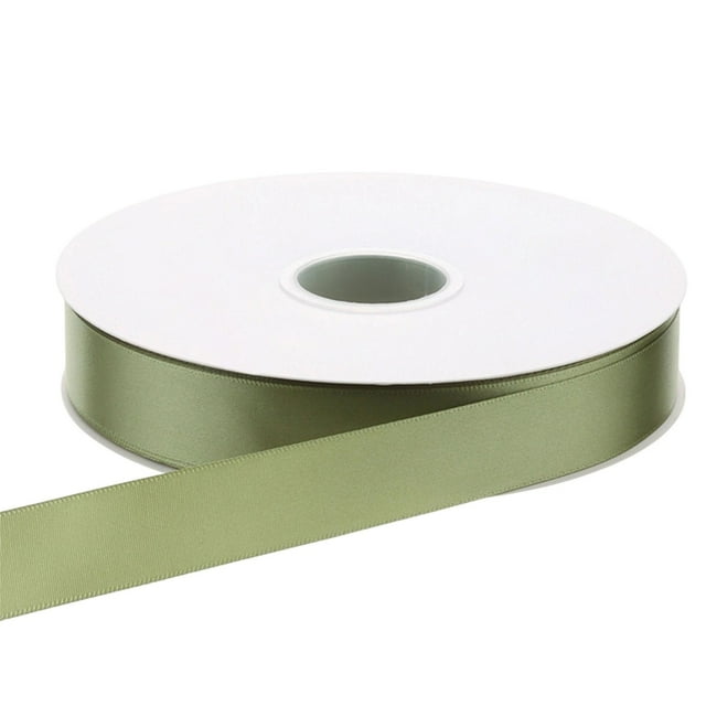 Uklsqma Polyester Satin Ribbon 2.5Cm Width 80M Length Solid Color Durable Gift Wrapping Ribbon Webbing for Bouquets Cake Boxes Floral Decorations and Craft Projects
