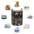 thumbnail image 6 of Twilight Large Laundry Hamper Collapsible Laundry Basket With Handles, Tall Storage Basket For Blanket, Toys, Dirty Clothes In Living Room, Bedroom, Bathroom, Nursery, 6 of 7
