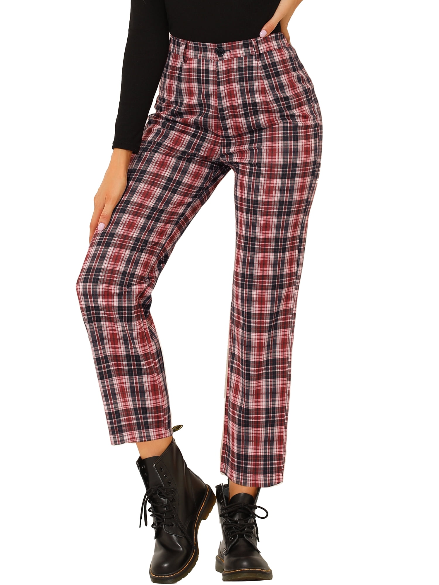 misses plaid pants