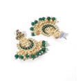 thumbnail image 4 of SOHI Gold-Plated Green Pearl Beaded Jewellery Set, 4 of 5