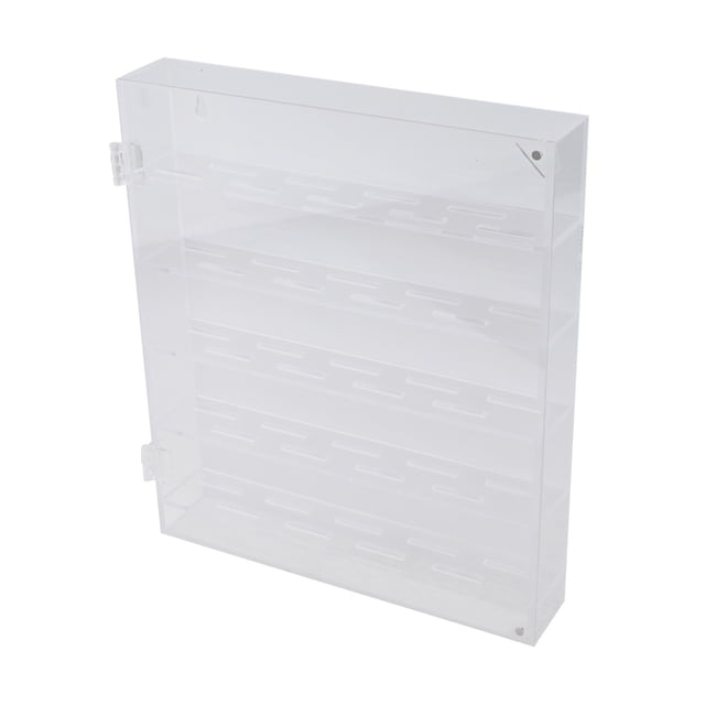 Transparent Acrylic Round Coin Storage Box Badge Collection Display Cabinet For 40mm Coin Home Storage Accessories