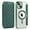 Darkgreen, variant on ShellTech Compatible with iPhone 15 Plus 6.7" Wallet Case, Magnetic Case with RFID Blocking Credit Card Holder, Personalized Leather Textured Flip Phone Casefor iPhone 15 Plus,Royalblue