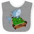 thumbnail image 3 of Inktastic Pool Shark Boys or Girls Baby Bib, 3 of 4