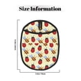 thumbnail image 3 of Pofeuu Ladybug And Bee Print Silicone Pot Mat Mitten With Hanging Loop Heat Resistant Oven Mitts Non-Slip Bbq Baking Smoking Potholders, 3 of 7