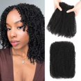 thumbnail image 1 of Extensiones de cabello Geogroket Afro Kinkys Bulk Human Hair 30g, 1 of 7