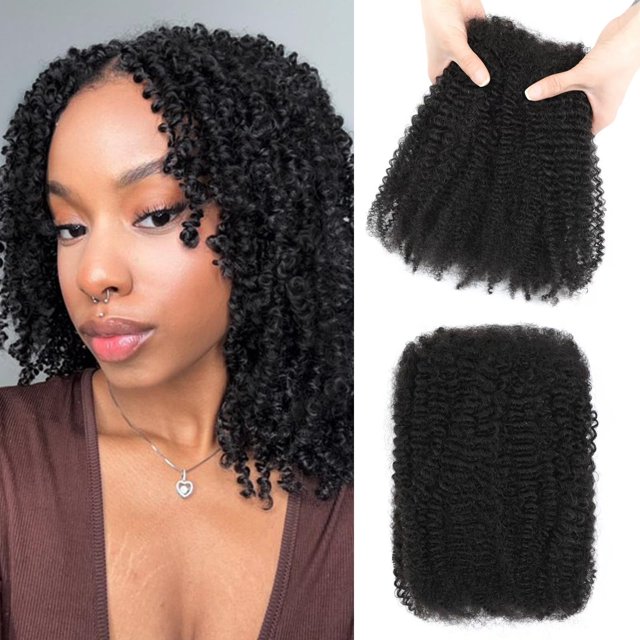 Extensiones de cabello Geogroket Afro Kinkys Bulk Human Hair 30g