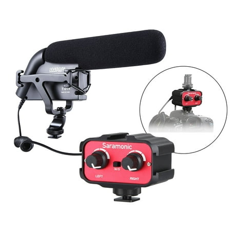 Sevenoak DSLR Video Audio Kit w/ Shotgun Condensor Microphone & 2-Channel
