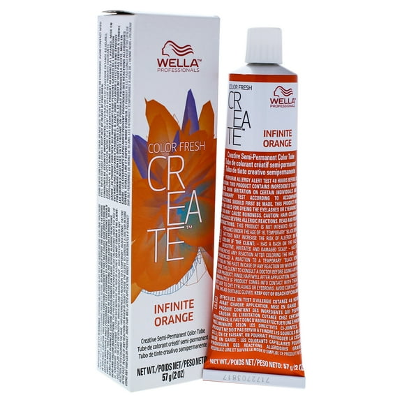 Color Fresh Create Semi-Permanent Color - Infinite Orange by Wella for Unisex - 2 oz Hair Color