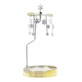 thumbnail image 2 of Candelabro giratorio para comedor, cena, sala de estar Copo de nieve dorado BLESIY Portavelas giratorio, 2 of 8