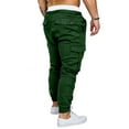 thumbnail image 4 of EIMELI Men‘s Cargo Pants Casual Joggers Sports Drawstring Trousers Sweatpants, 4 of 5