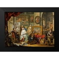 thumbnail image 2 of Platzer, Johann Georg 14x11 Black Modern Framed Museum Art Print Titled - The Artists Studio, 2 of 5