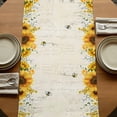 thumbnail image 5 of Table Runners 72 Inches Long Dress Scarves, Sunflower Truck Farmhouse Kitchen/Dining Table Runner, Coffee Tablerunners, Summer Botanical Elegant Pastoral Floral 16x72 Inch, 5 of 9