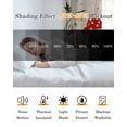 thumbnail image 5 of Red Mushroom Kitchen Curtains Spring Floral Summer Botanical Star Cafe Short Curtains for Bathroom Blackout Window Curtain Grommet Small Window Treatment Drapes for Bedroom Living Room 27.5"x39"x2, 5 of 9