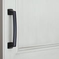 thumbnail image 4 of GlideRite 3-3/4 in. Center Classic Base Pull Cabinet Hardware Handle, Matte Black, Pack of 5, 4 of 5