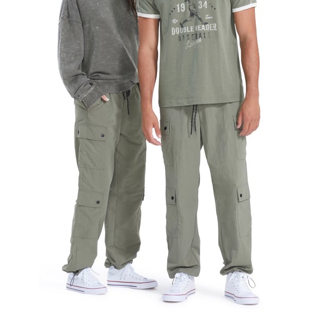 No Boundaries All Gender Synthetic Cargo Pants, Men's Sizes XS 3XL