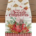 thumbnail image 1 of 2024 New Christmas Table Flag, Santa Mat,Winter Snowman Tablecloth, Dust-proof Coffee Tablecloth, Christmas Gifts,New Year Gifts, 1 of 4