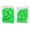 Green, variant on Riousery 100PCS Animal Round Ear Tags Blank Plastic No Word Livestock ID Tags for Pig Sheep Fox Anti-Drop Easy to Distinguish Farming Supplies Yellow (Dimensions: 5.91 inches / 15 cm)