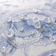 thumbnail image 6 of Blue and White Floral Tablecloth, Rectangle Tablecloth 60 x 102 Inch, Spill-Proof Wrinkle Resistant Table Cloth for Spring Picnic Kitchen Dining, 6 of 7