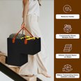 thumbnail image 3 of JShteea Bolsas Almacenamiento para Escaleras en Forma L Organizador Cestas para Escaleras Estuches para Escaleras (negro), 3 of 7
