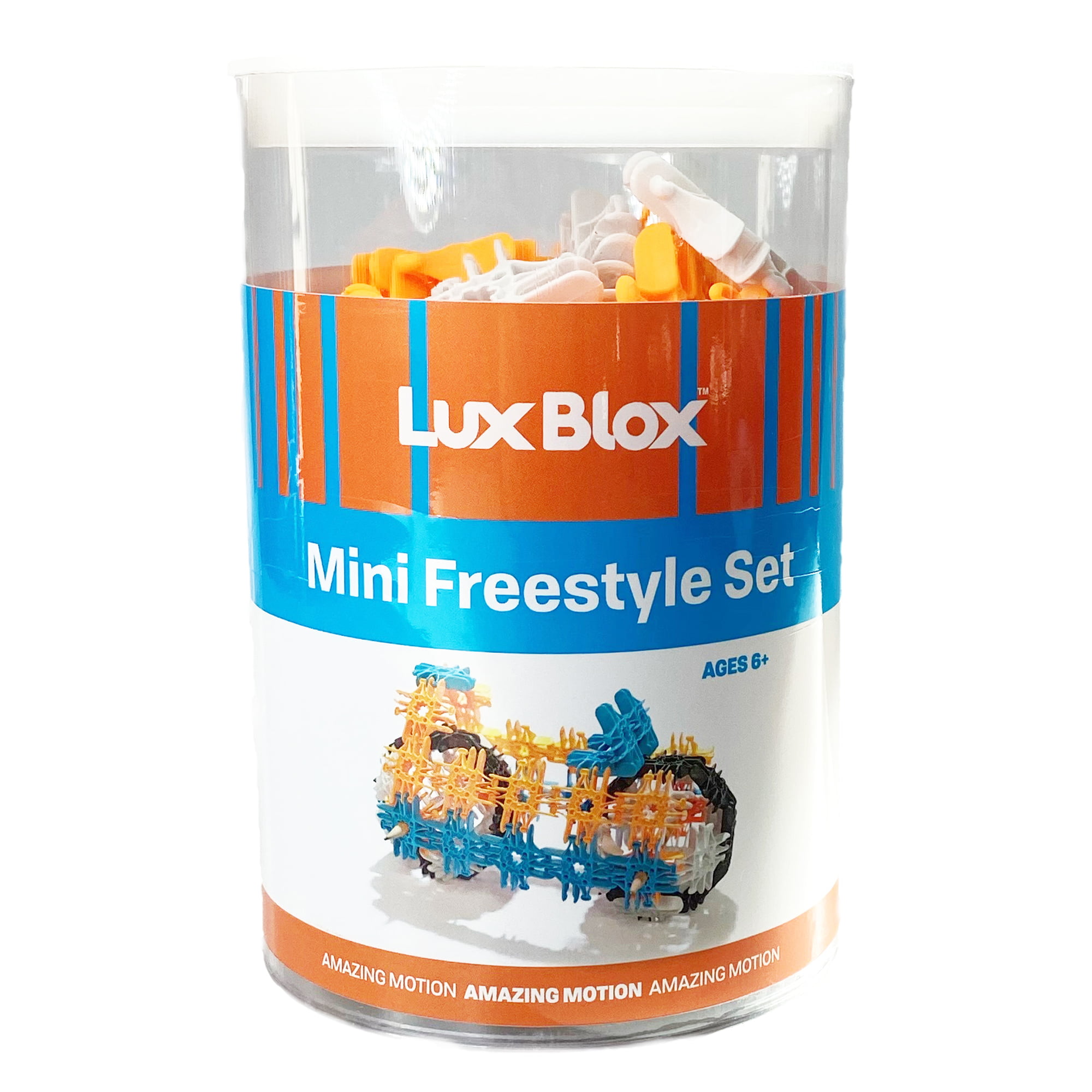 Flexible and Versatile Construction Blocks 30 Pieces Lux Blox Grey and Olive Fidget Flexer Set
