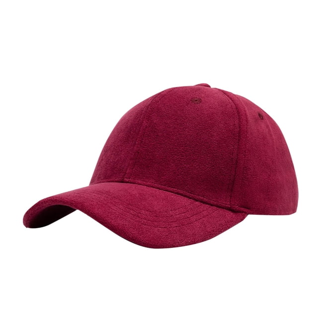 Wine Adjustable Baseball Sun Visor Hat For Men And Women Summer Sun Protection Solid Color Cap For Casual Outdoor Activities And Daily Wear