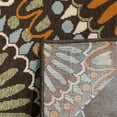thumbnail image 4 of SAFAVIEH Veranda Petra Geometric Indoor/Outdoor Area Rug, Chocolate/Terracotta, 3' x 3' Round, 4 of 8