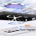 thumbnail image 2 of Magnetic Cooling Case for Samsung Galaxy S24, Hard PC Slim Cellular Hole Heat Dissipation Mesh Breathable Hollow Honeycomb Case for Samsung Galaxy S24 SR-Black, 2 of 8