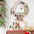 thumbnail image 4 of LADIGASU Christmas Door Hanging Flower Wreath Cute Doll Shopping Mall Hotel Scene Decoration Props Flower Wreath Decorations Ofertas Del Día Liquidación 1X Guirnalda para Colgar de La Puerta, 4 of 7