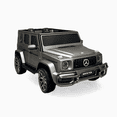 thumbnail image 2 of KidsVIP Mercedes Benz G Series 24V Powered Custom Matte-Grey 4x4 Electric Truck w/ Bluetooth & Remote, 2 of 9