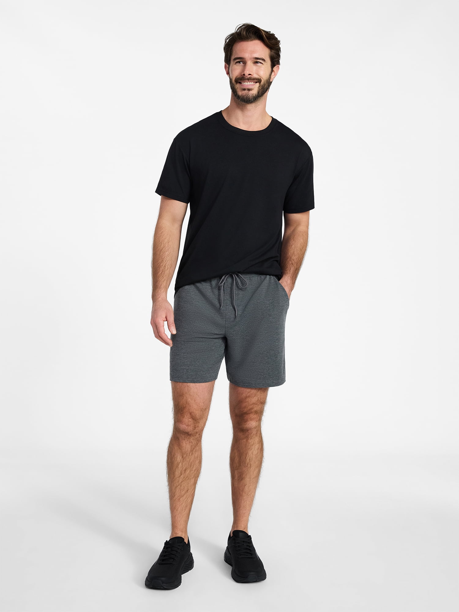 Athletic Works Men's and Big & Tall Tri Blend Tee with Short Sleeves, Sizes XS-4XLT