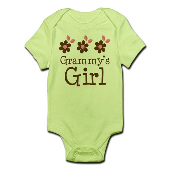 CafePress - Grammy's Girl Daisies Infant Bodysuit - Baby Light Bodysuit