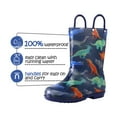 thumbnail image 2 of Bocca Kids Color Dinosaurs Rain Boots for Toddler Boys Sizes 3, 2 of 6