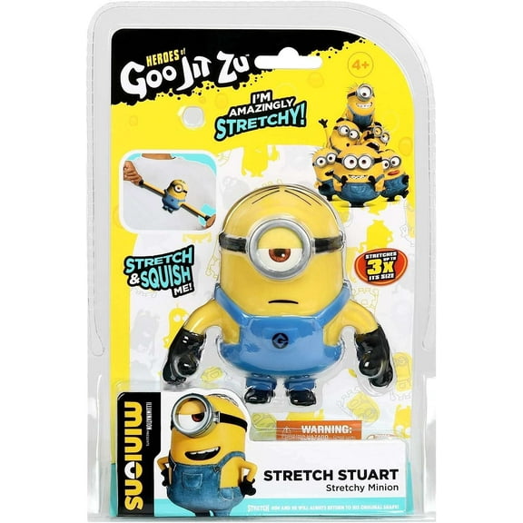 Moose Toys Heroes of Goo Jit Zu Minions Stretch Stuart Stretchy Minion, 4.13" - Collectible