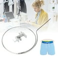 thumbnail image 4 of Herramienta de Guía de Uso de Cuerda Elástica para Pantalones Redondos de metal, metal, Brillo Fuerte, Diseño Simple, Accesorios de Costura, Para Usar Cuerda de Pantalón en, 4 of 7