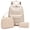 BROWN, variant on Cute 3-in-1 Kids Backpack Set for School Girls Ages 10+, Lightweight Bookbag with Insulated Lunch Bag & Pencil Case, Durable Backpacks for Teen Girls Daughter Fits 15 Inch Laptop - PURPLE