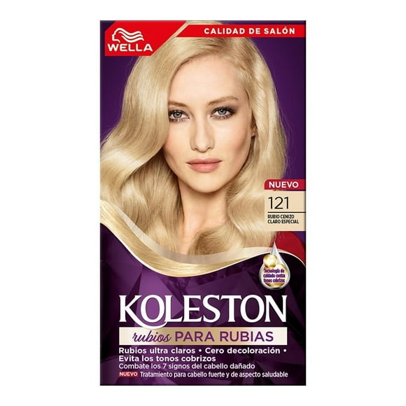 Tinte para cabello Koleston 121 rubio cenizo  especial