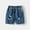 Blue, variant on Toddler Boys Denim Shorts Relaxed Fit Baggy Cargo Jean Shorts Boys Summer Clothes Boys Jeans Size 1-2 Years