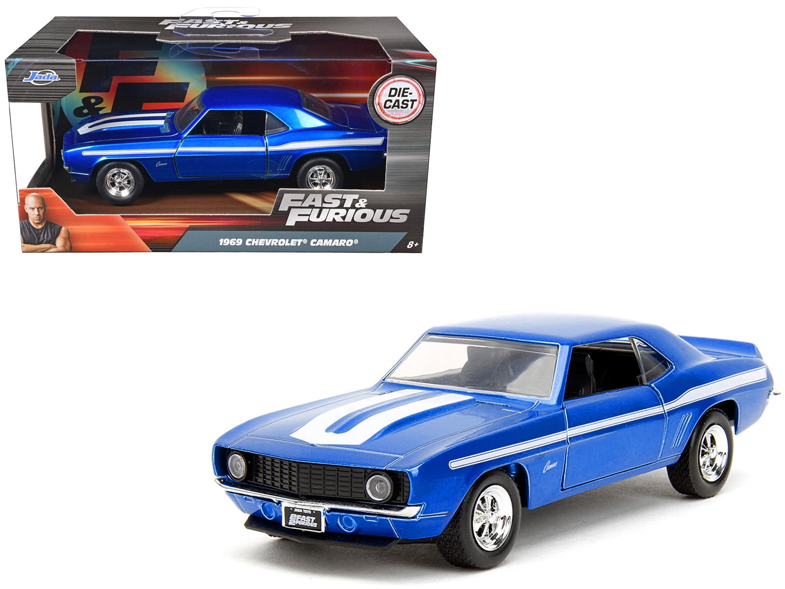Roman's Chevrolet Camaro Z 28 Silver with Black Stripes 